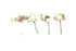 Mini Cream and Pink Variety Paper Flowers Tiny Paper Flowers 24 Pieces NTN00005